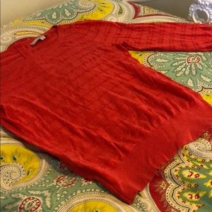 Coral colored Loft sweater